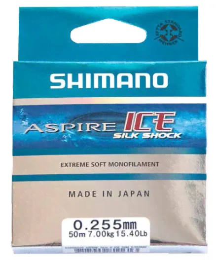 Леска зимняя Shimano Aspire Silk Shock Ice 50м 0,145мм-0