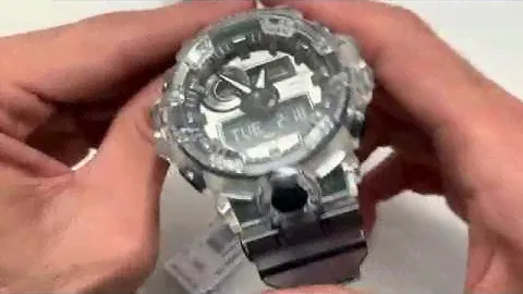 ОБЗОР G-Shock GA700SK-1A «СКЕЛЕТ» - КАК УСТАНОВИТЬ ВРЕМЯ, ИСПОЛЬЗОВАТЬ СЕКУНДОН И ТАЙМЕР - CASIO