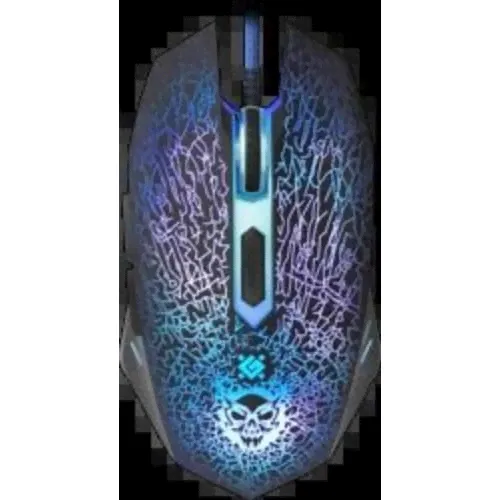 Мышь проводная Defender SHOCK GM-110L черный + коврик