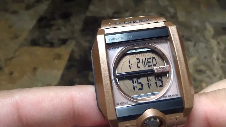CASIO REVIEW AND UNBOXING G-8100A-5 AN ODDBALL?