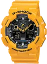 Casio Yellow G-Shock Extra Large Series Watch GA100A-9A