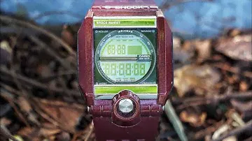 Casio G-Shock G-8100B-4JF MAROON Square Dual Illuminator watch review