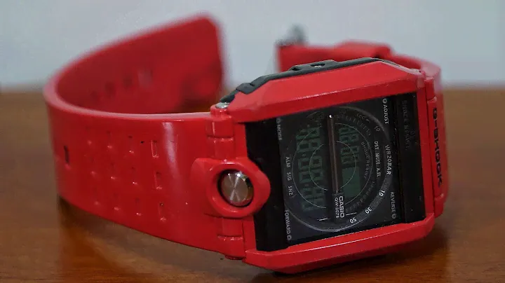 Обзор часов Casio G-Shock G-8100-4JF ORANGE Square Dual Illuminator