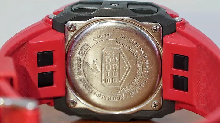 Casio 3078 module - Dual Illuminator G-8100 watch functions demo, test screen & test screen
