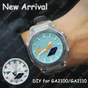 Модифицированный циферблат Casioak для GA 2100 светильник Светло-Голубой циферблат для часов g-shock Band, циферблат, светящиеся весы, аксессуары для ч... (art.: 3920bbafd4640)
