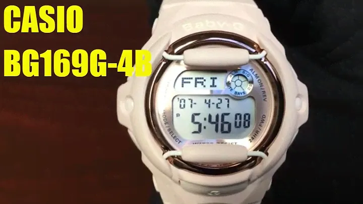Casio Baby-G Flower Pink Digital Sports Watch BG169G-4B
